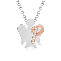 Necklace Roberto Giannotti Woman L'alfabeto degli Angeli in Silver Zirconia GIA500P - GIA500P
